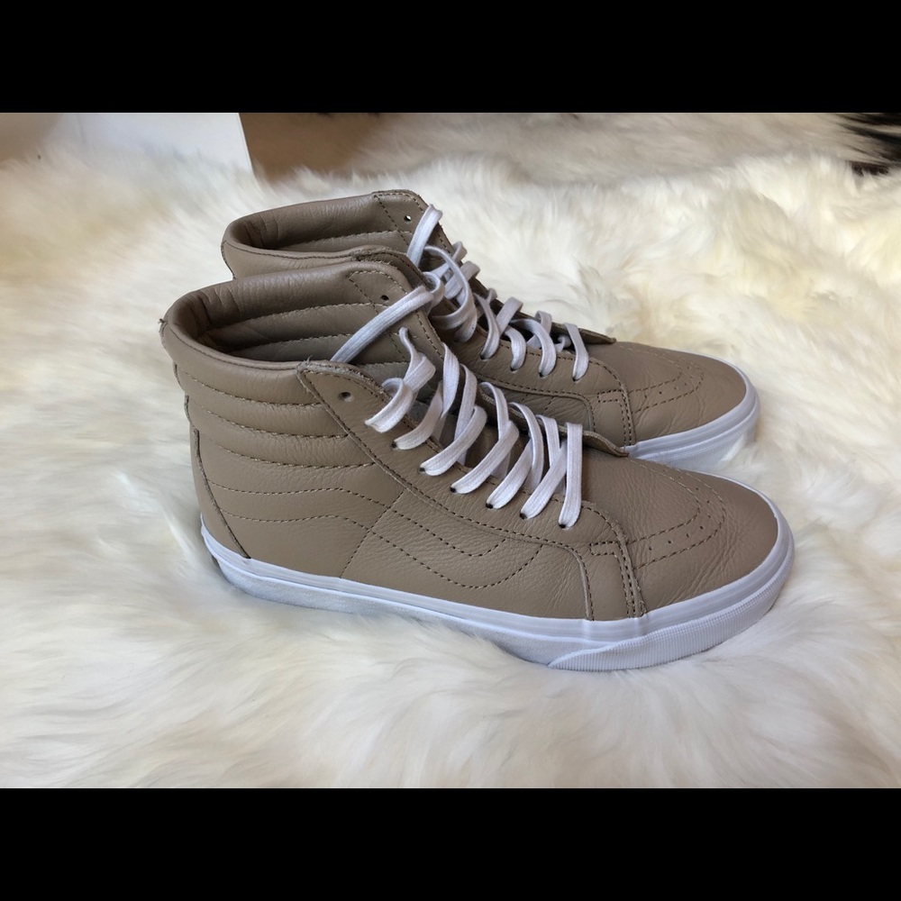 Vans Leather Old School High Tops